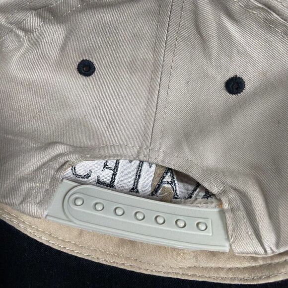 Vintage Pittsburgh Pirates Hat Snapback MLB Baseball Beige Black Fantastic Cap‎ - Picture 2 of 8